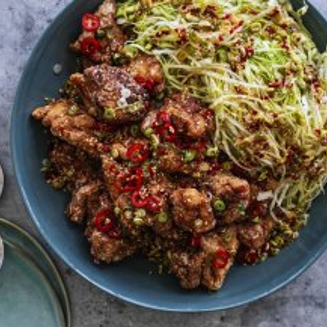Adam Liaw's fried chicken with vinegar dressing