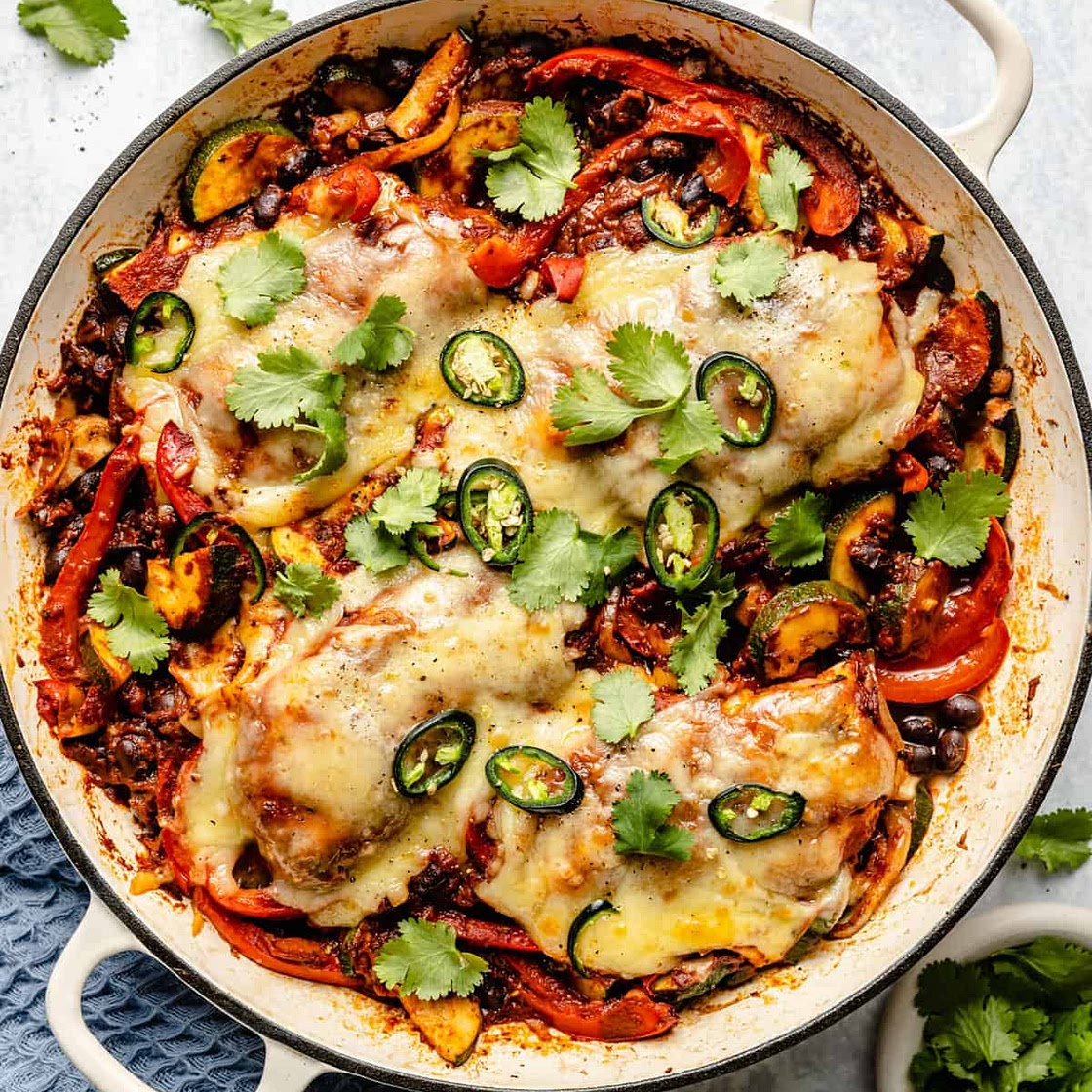 Skillet Enchilada Chicken