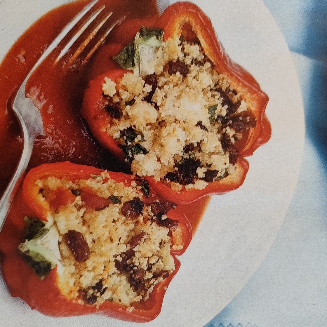 Papryka z kaszą kuskus