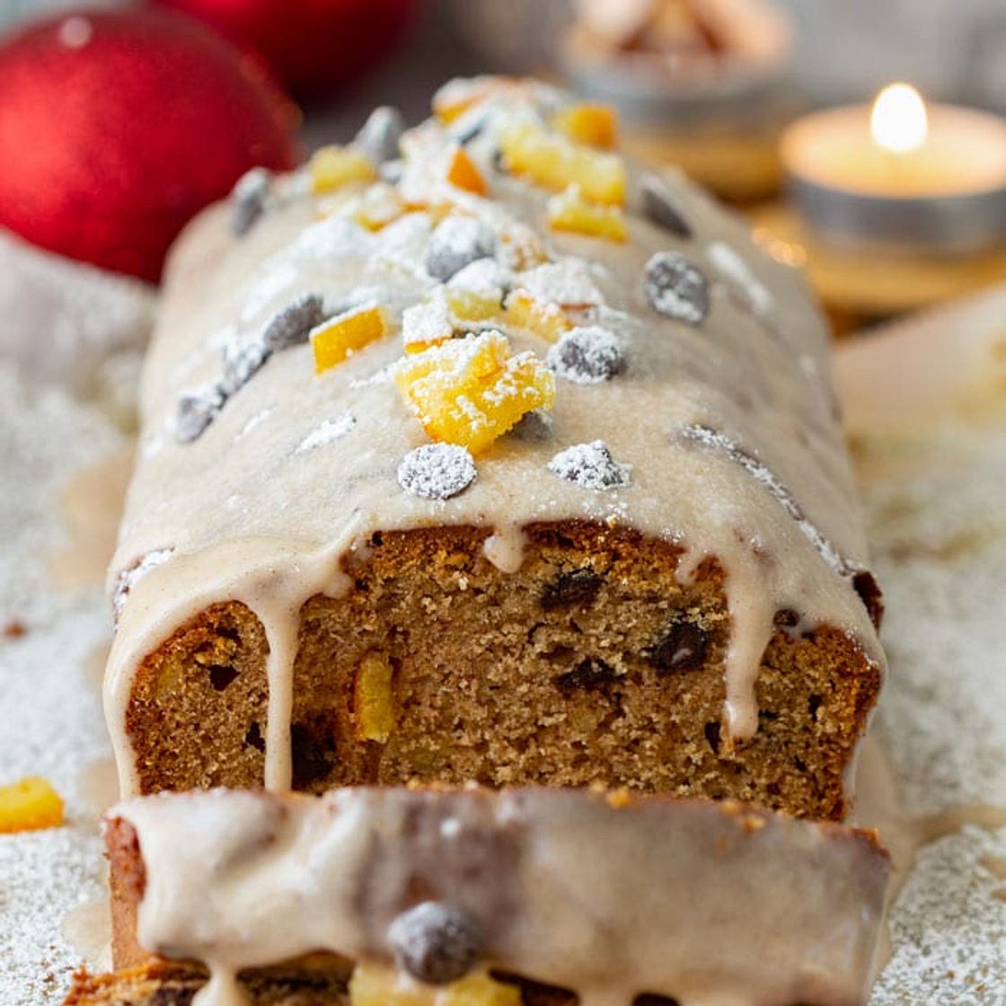 Gingerbread Loaf with Cinnamon Icing