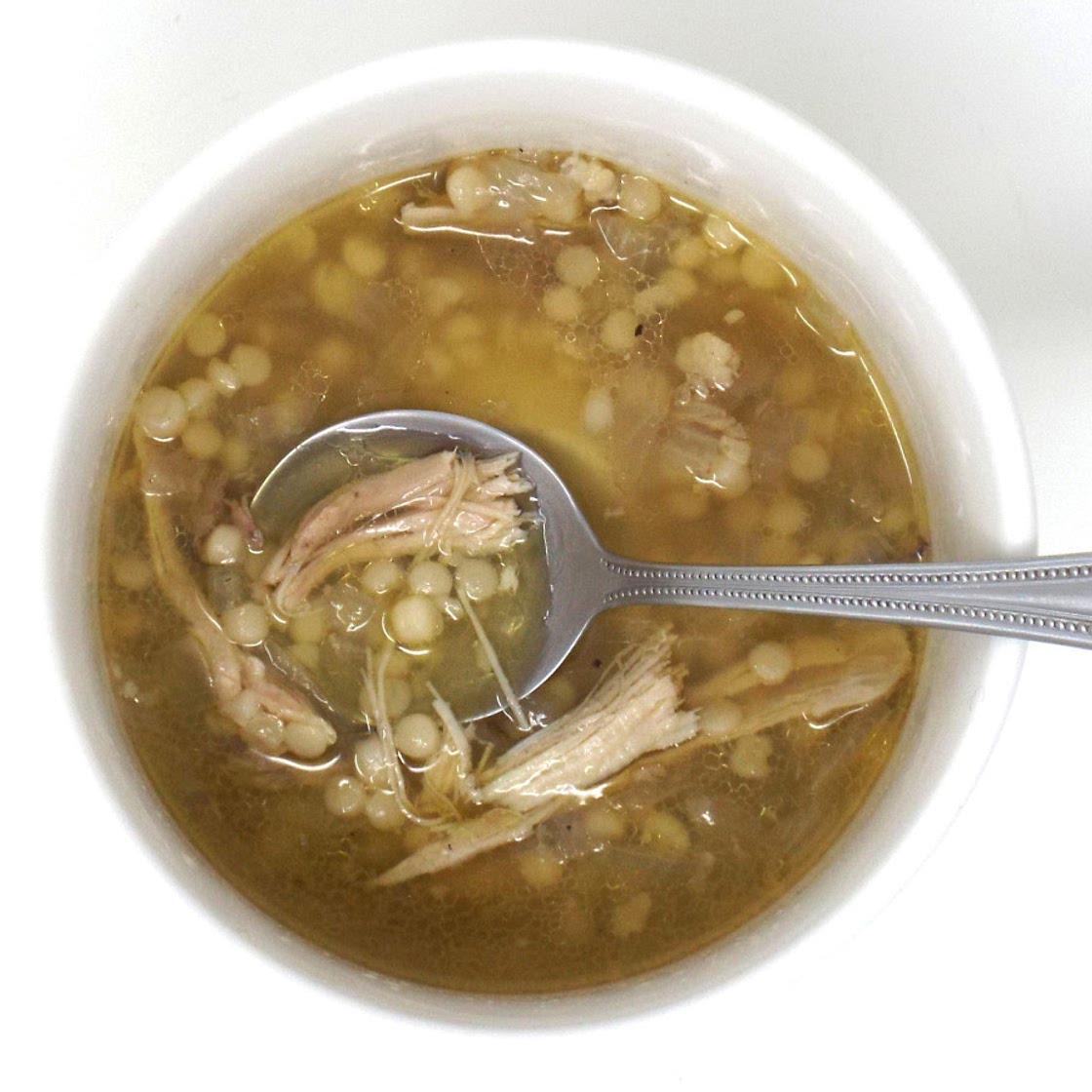 Chicken and Garlic Couscous Soup