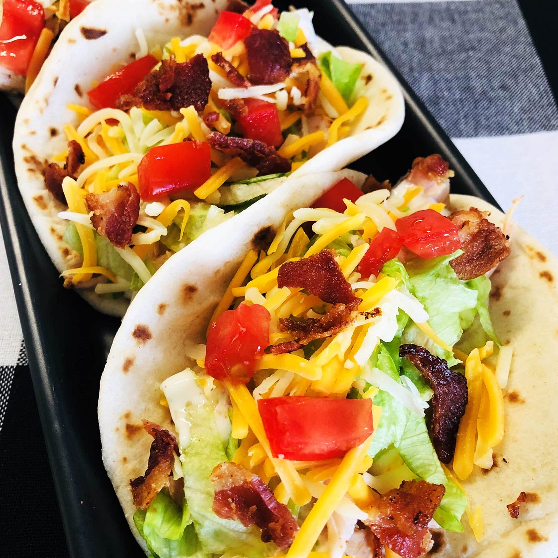 Chicken Bacon Ranch Tacos