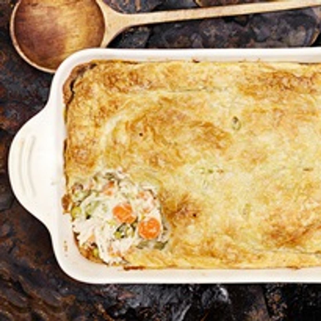 Almost Alton's Dairy-Free Chicken Pot Pie with Curry Option