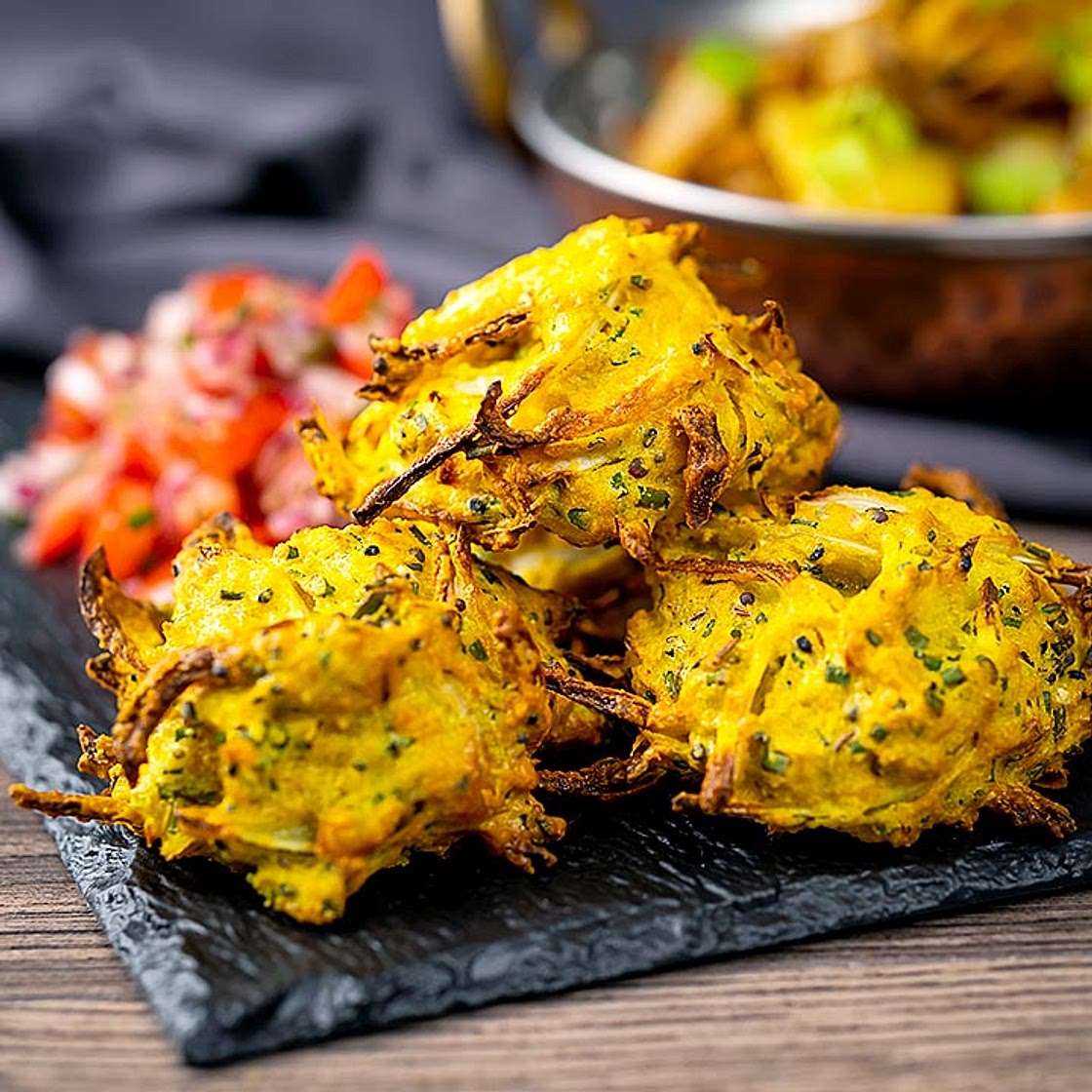 Air Fryer Onion Bhaji Recipe