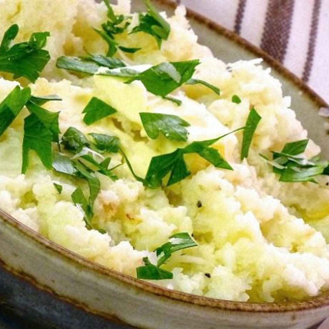 Garlic Mashed Cauliflower