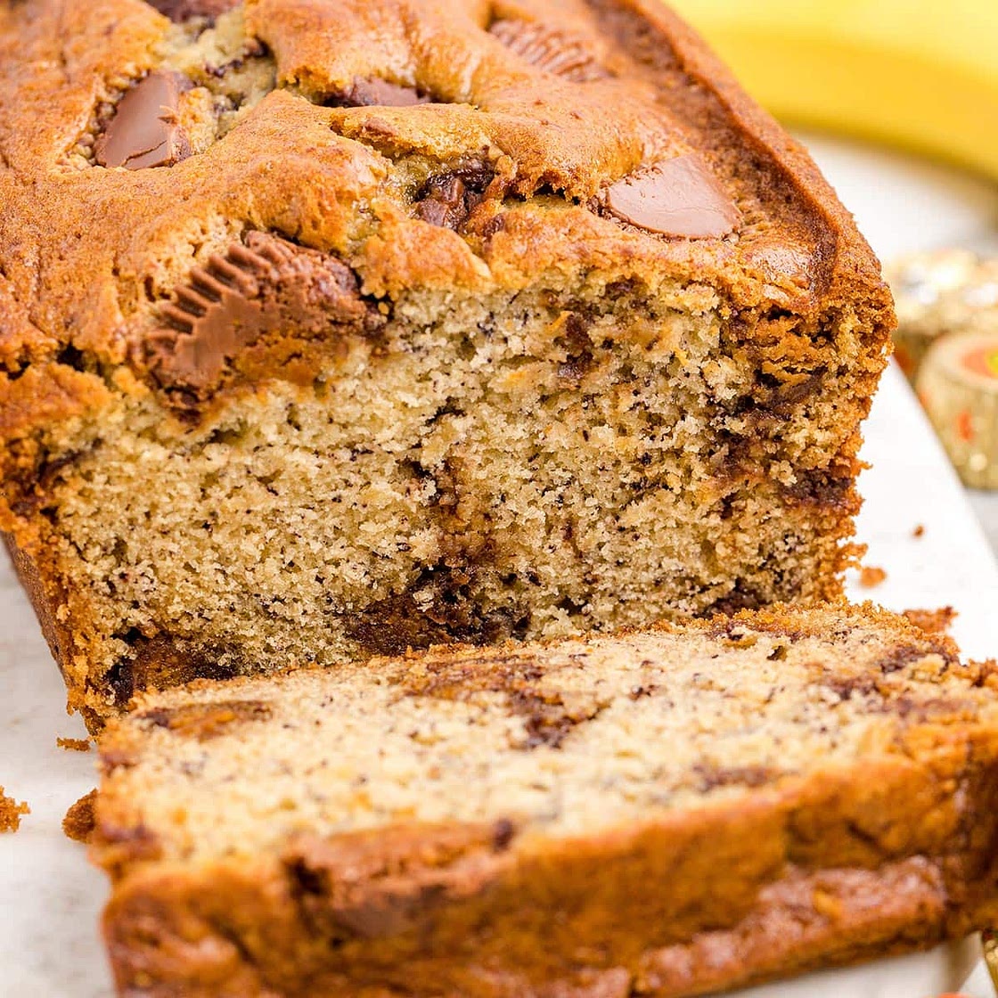 Reese's Peanut Butter Banana Bread