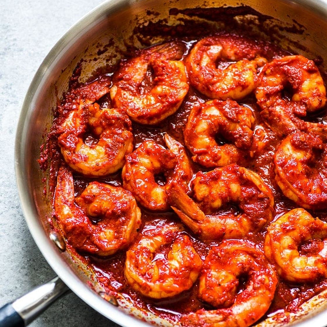 Camarones a la Diabla