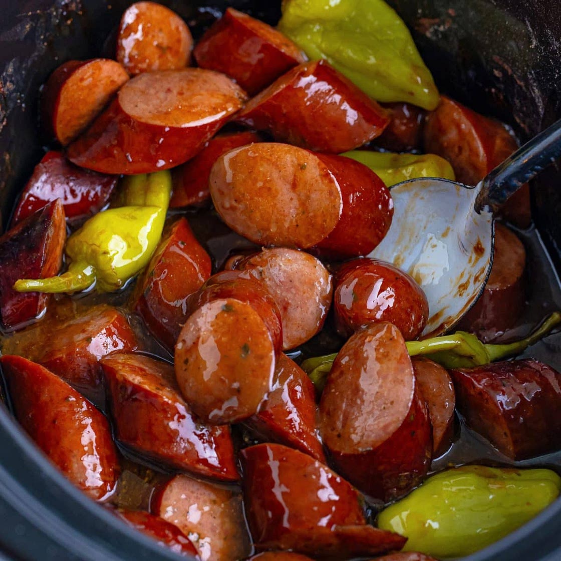 Crock Pot Mississippi Kielbasa