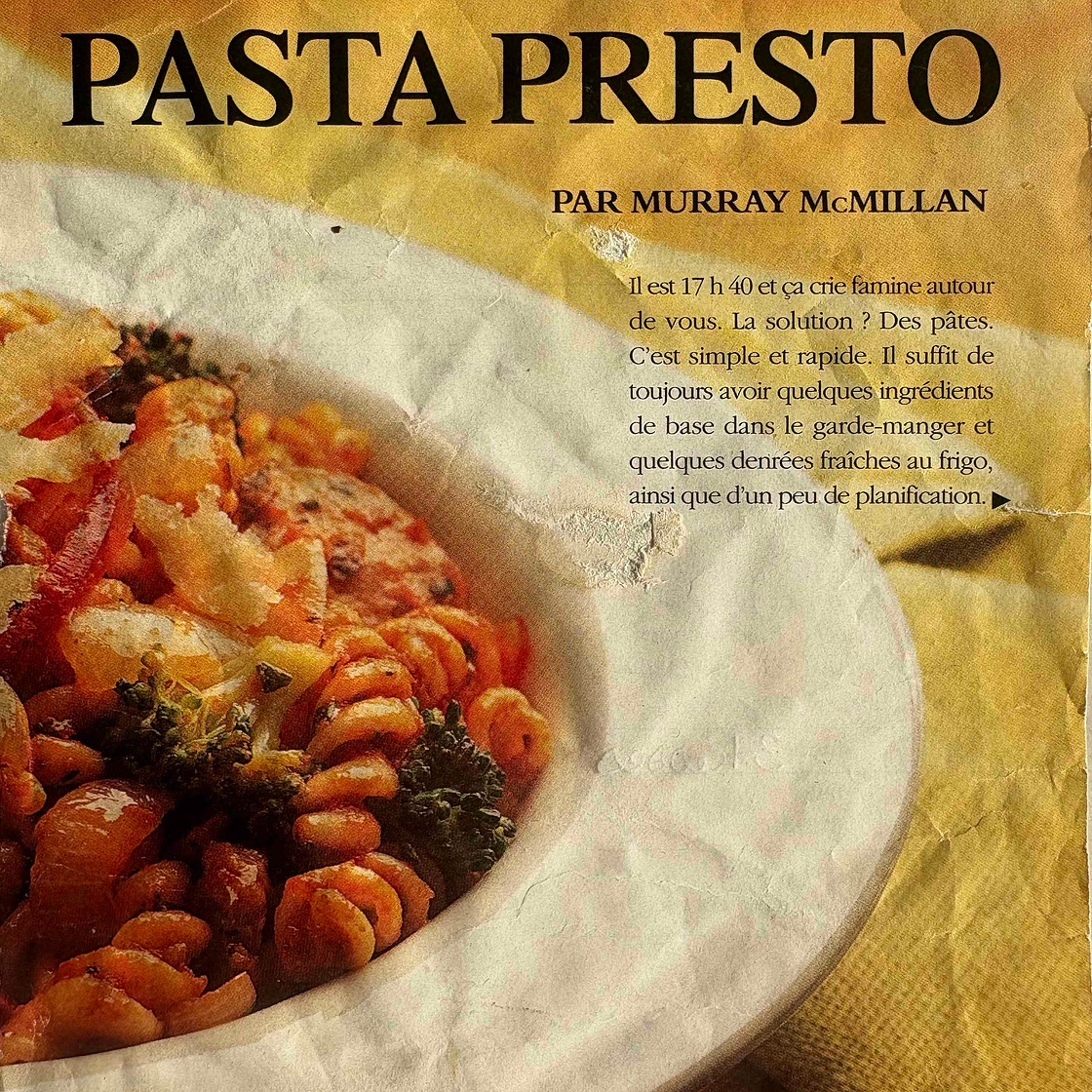 Fusilli et saucisses italiennes