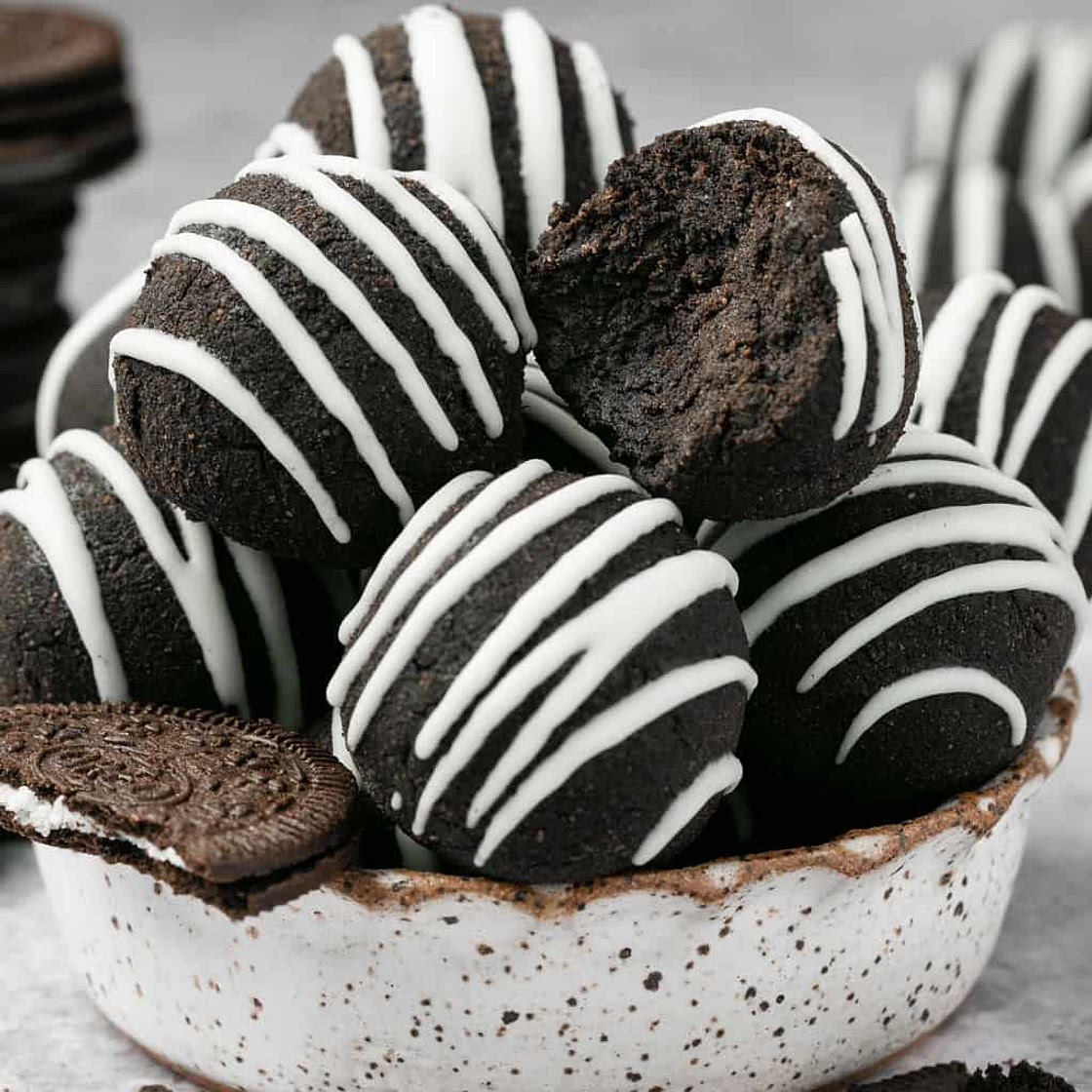 White Chocolate Oreo Protein Balls