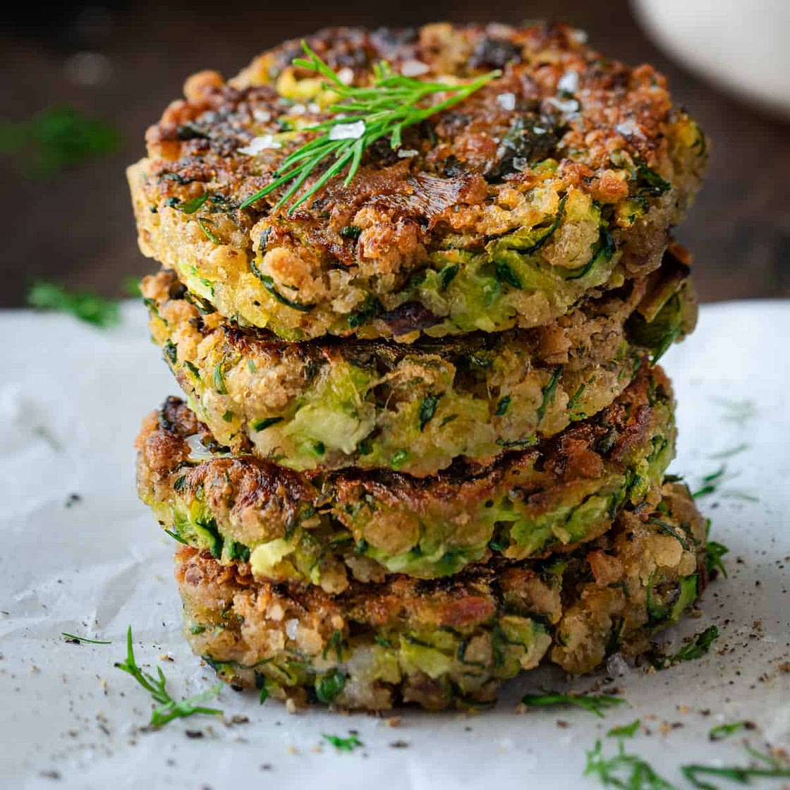 Vegan Zucchini Fritters