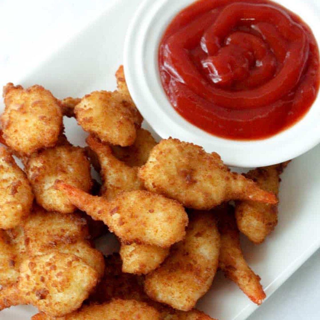 Air Fried Breaded Frozen Shrimp