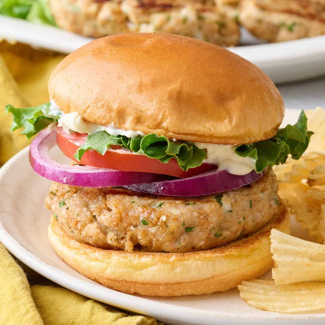 Ground Chicken Burger Recipe