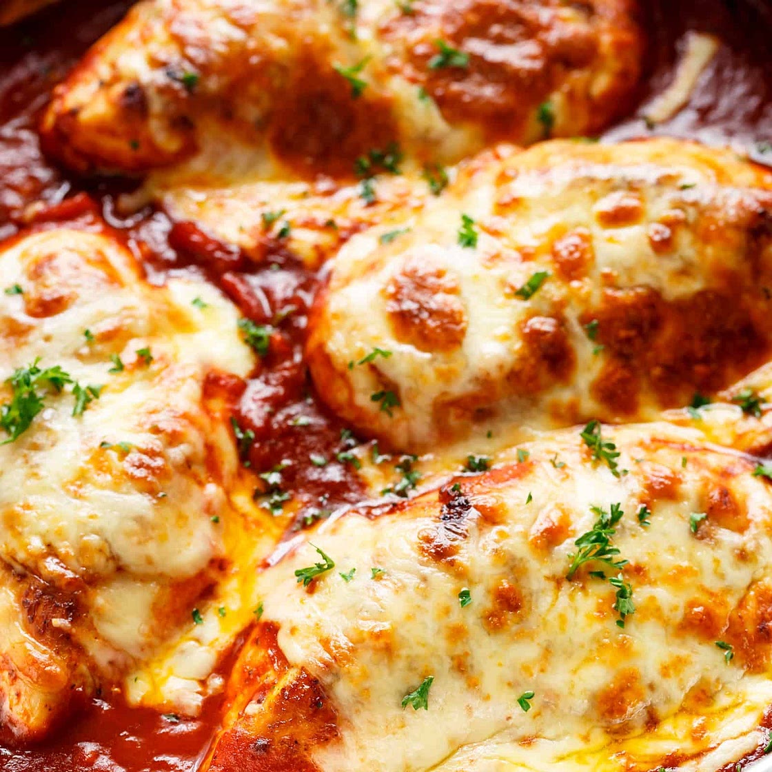 Easy Mozzarella Chicken (Low Carb Chicken Parma)