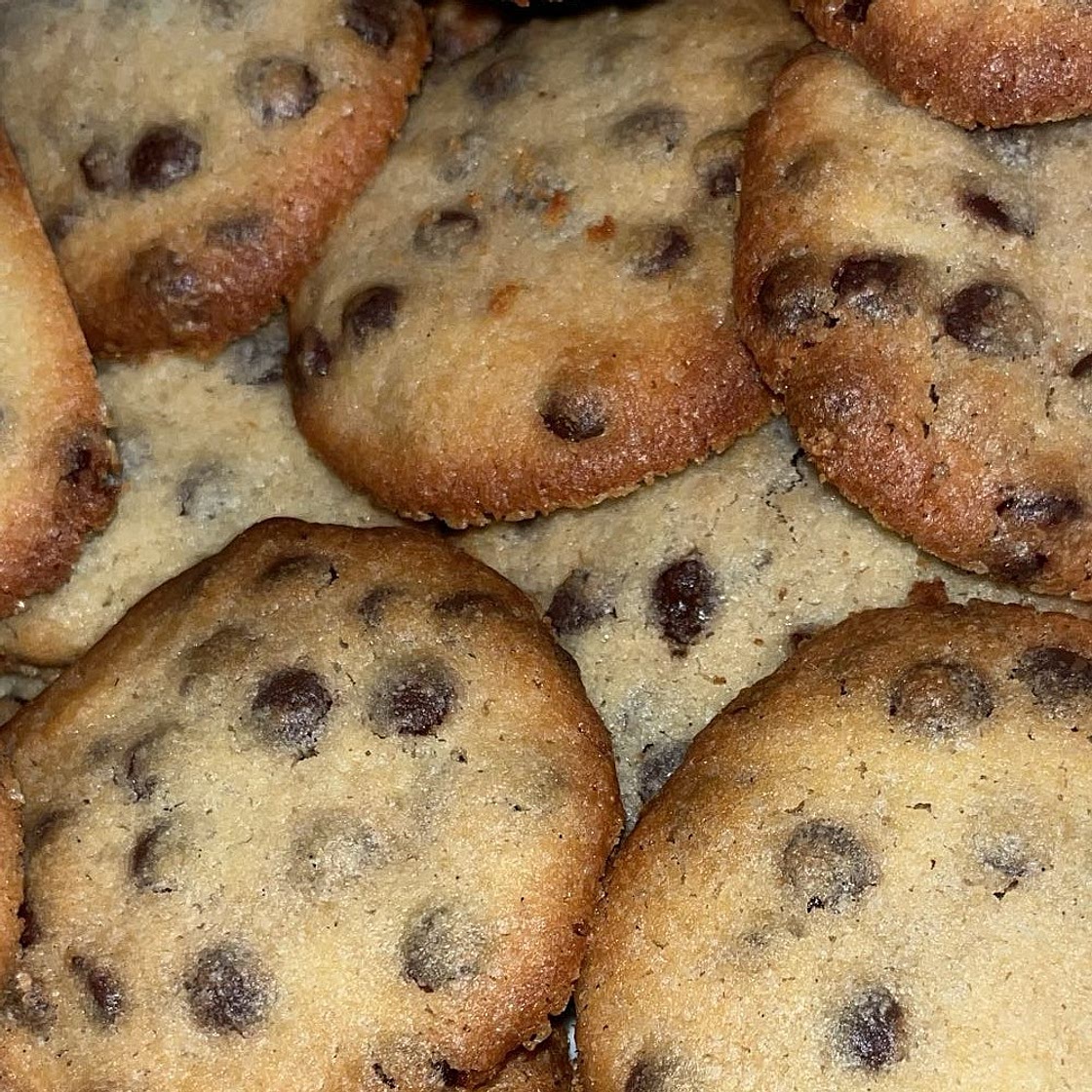 Vintage chocolate chip cookies