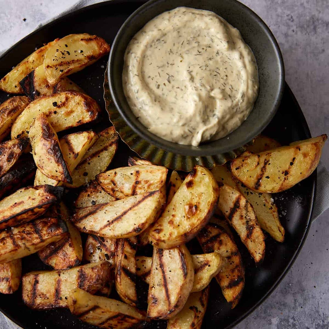Grilled Potato Wedges in Just 20 Minutes