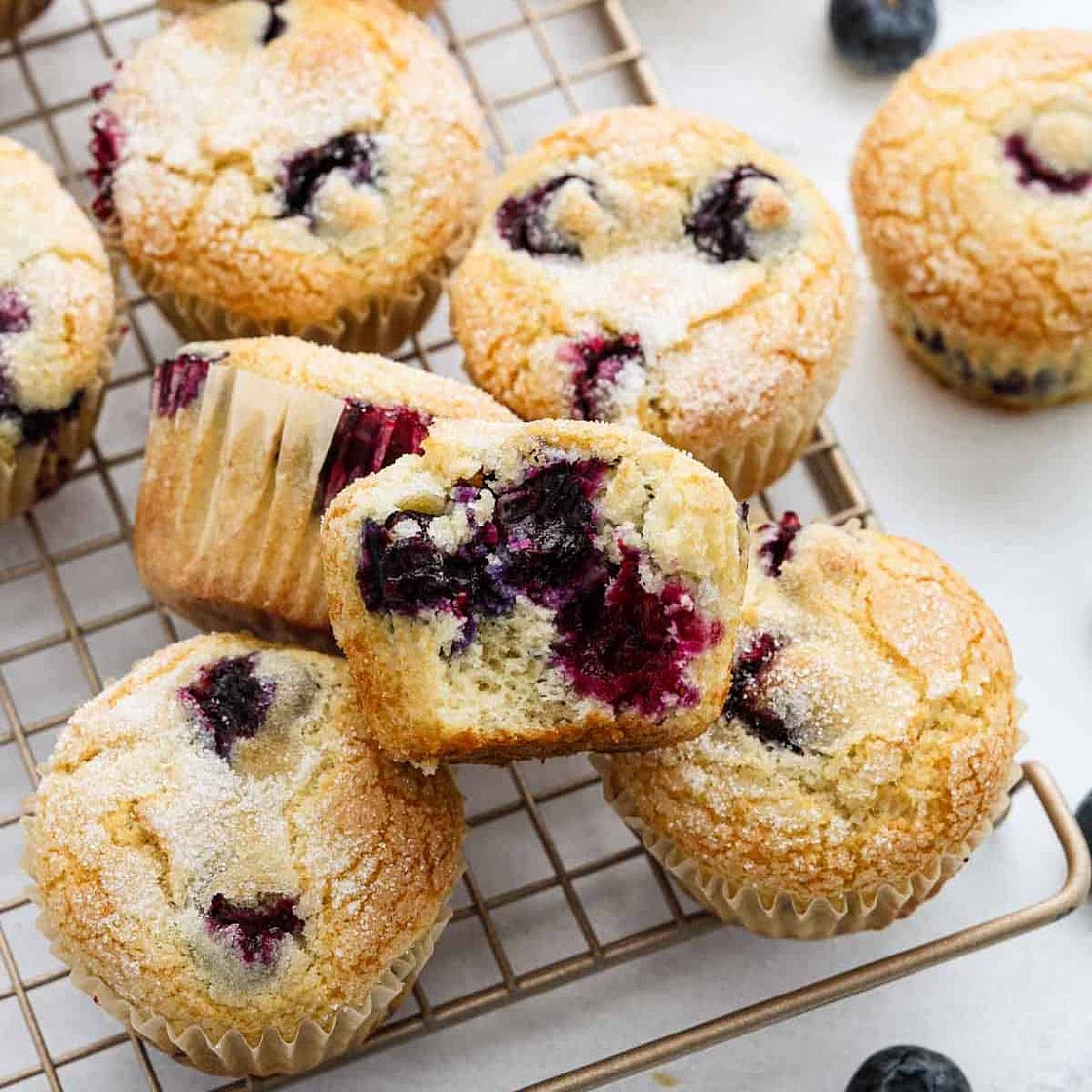 Homemade Blueberry Muffins
