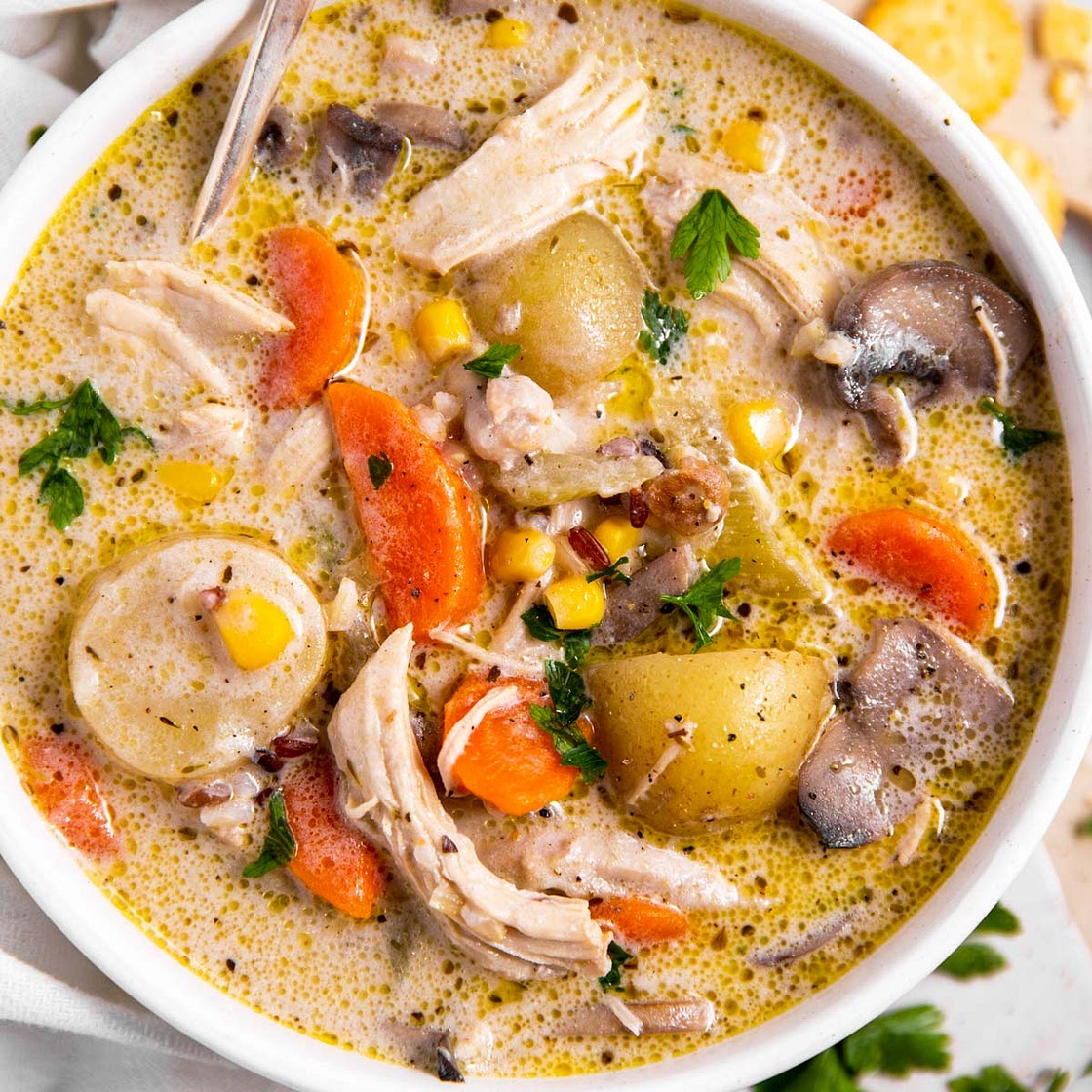 Leftover Turkey Soup
