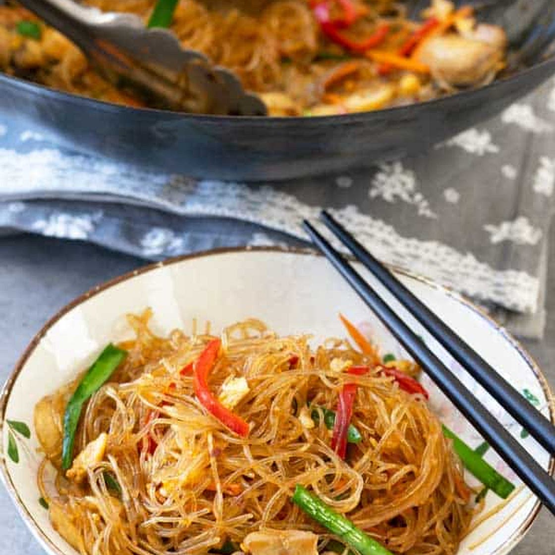 Stir Fry Glass Noodles