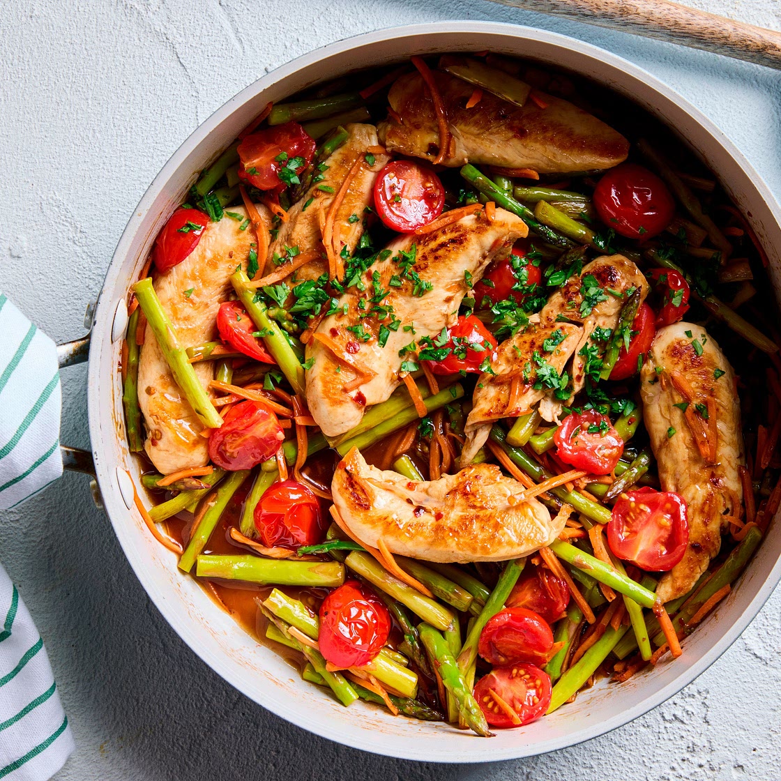 Healthy Balsamic Chicken and Vegetables