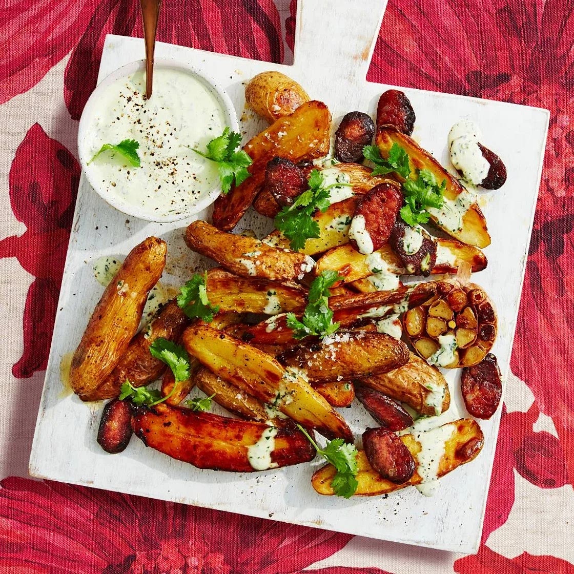 Roast potato salad