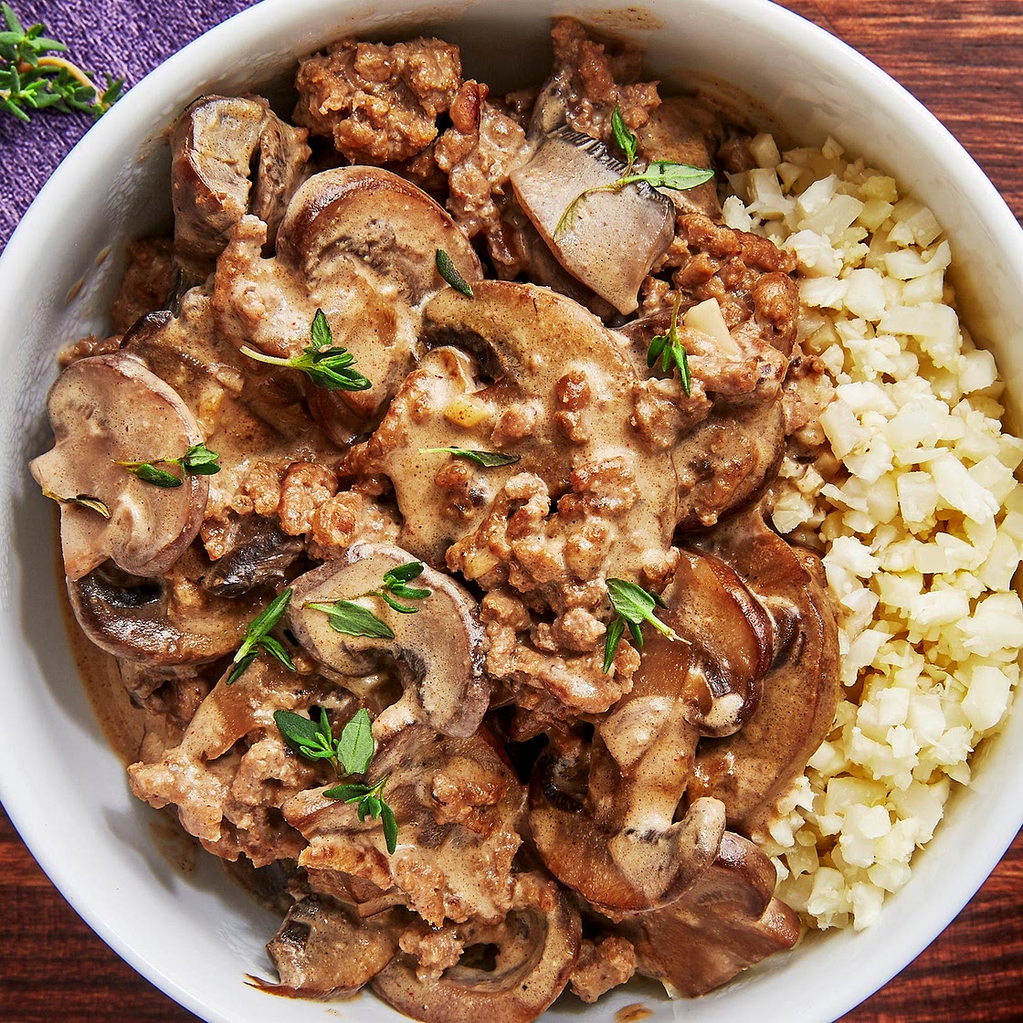 Keto Beef Stroganoff
