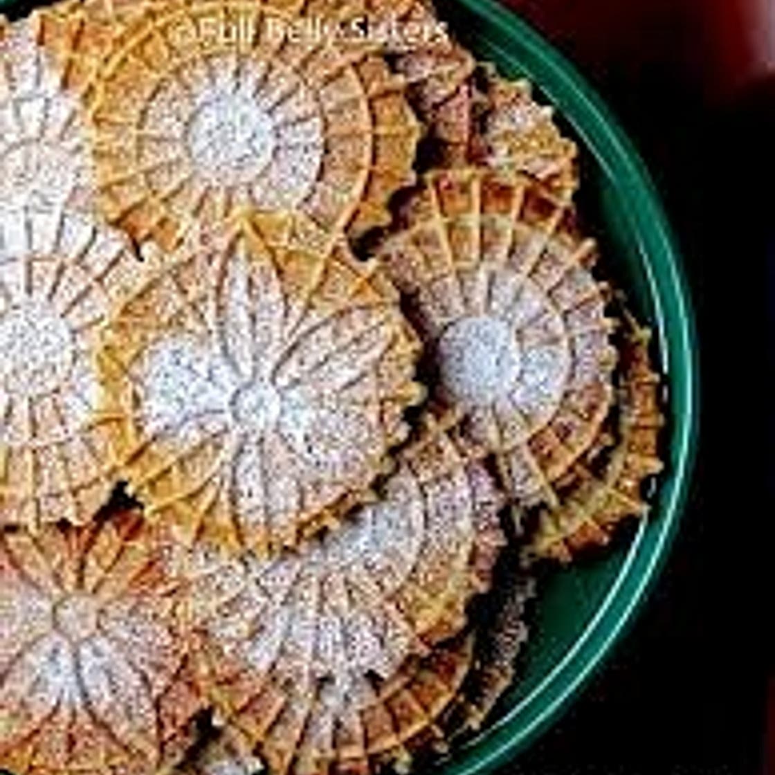 Pizzells "Snowflake Cookies" family of Francis