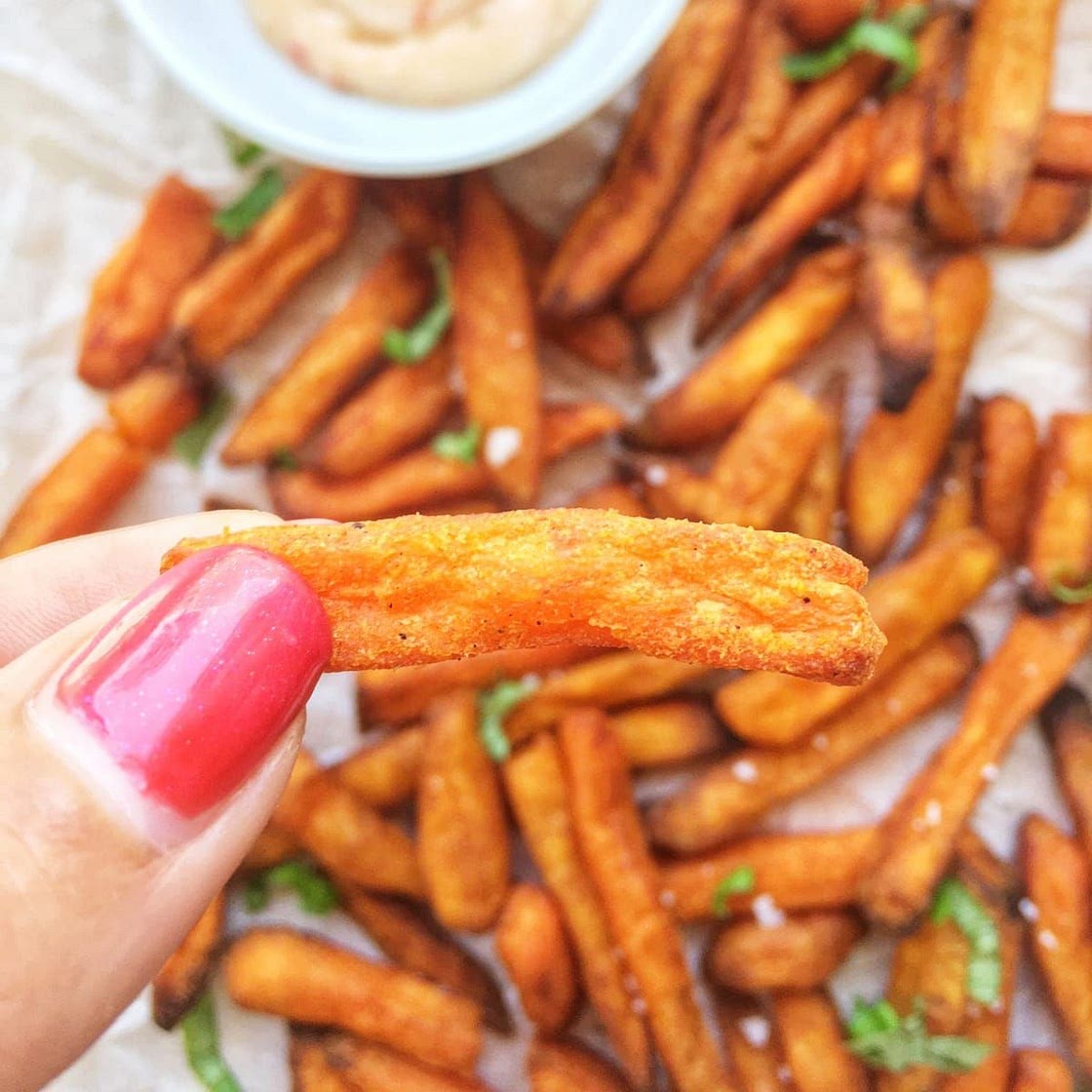 Air Fryer Frozen Sweet Potato Fries