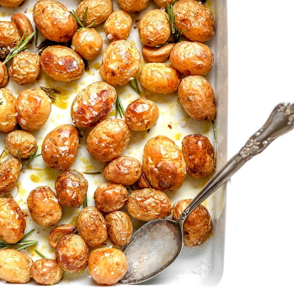 Soft & Crispy Roasted Mini Potatoes