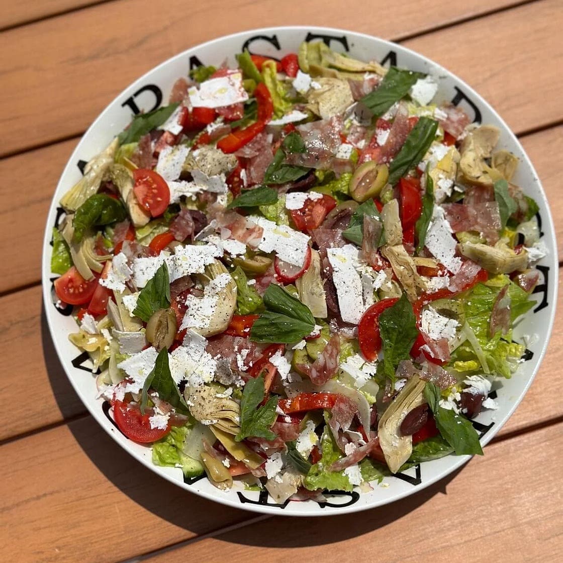 Antipasto Salad with Pecorino Pepperoncini Dressing