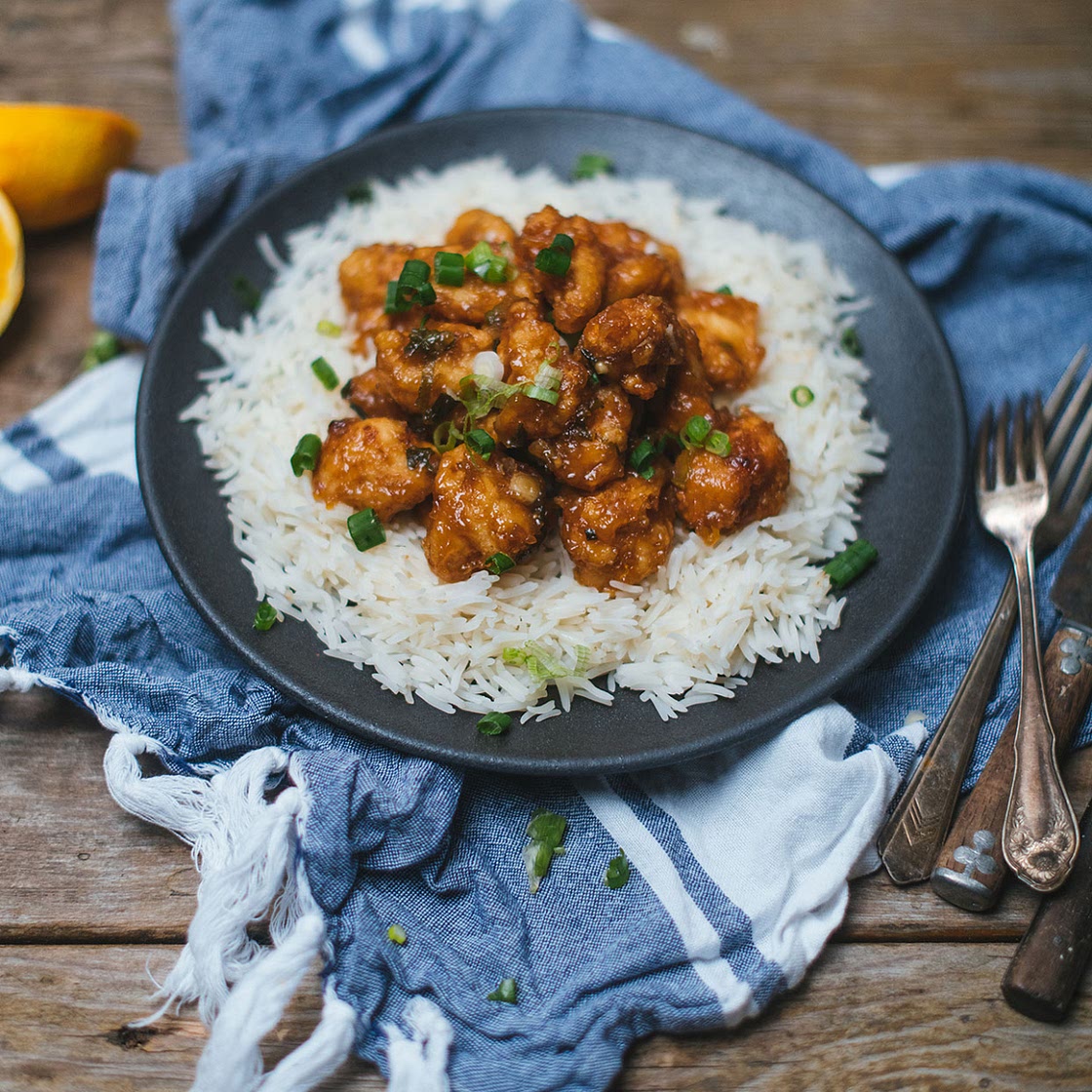 Poulet croustillant à l’orange