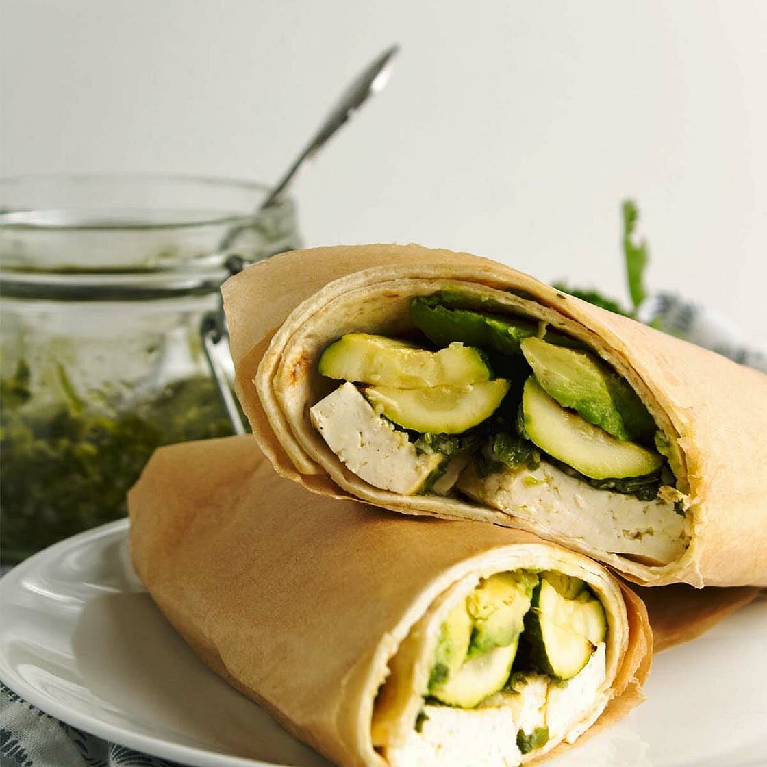 Grilled Tofu Wrap Recipe (Vegan)