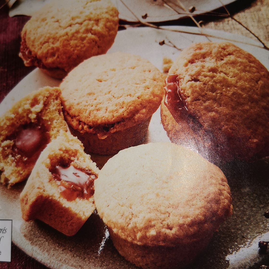 Biscuits fourrés au caramel
