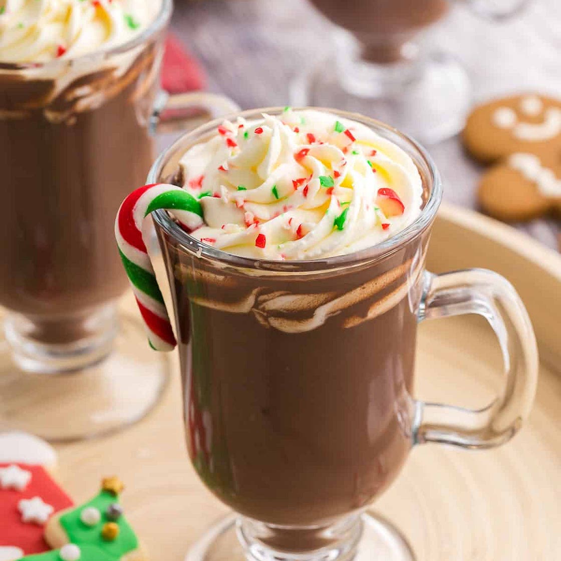 Chocolate Peppermint Hot Chocolate