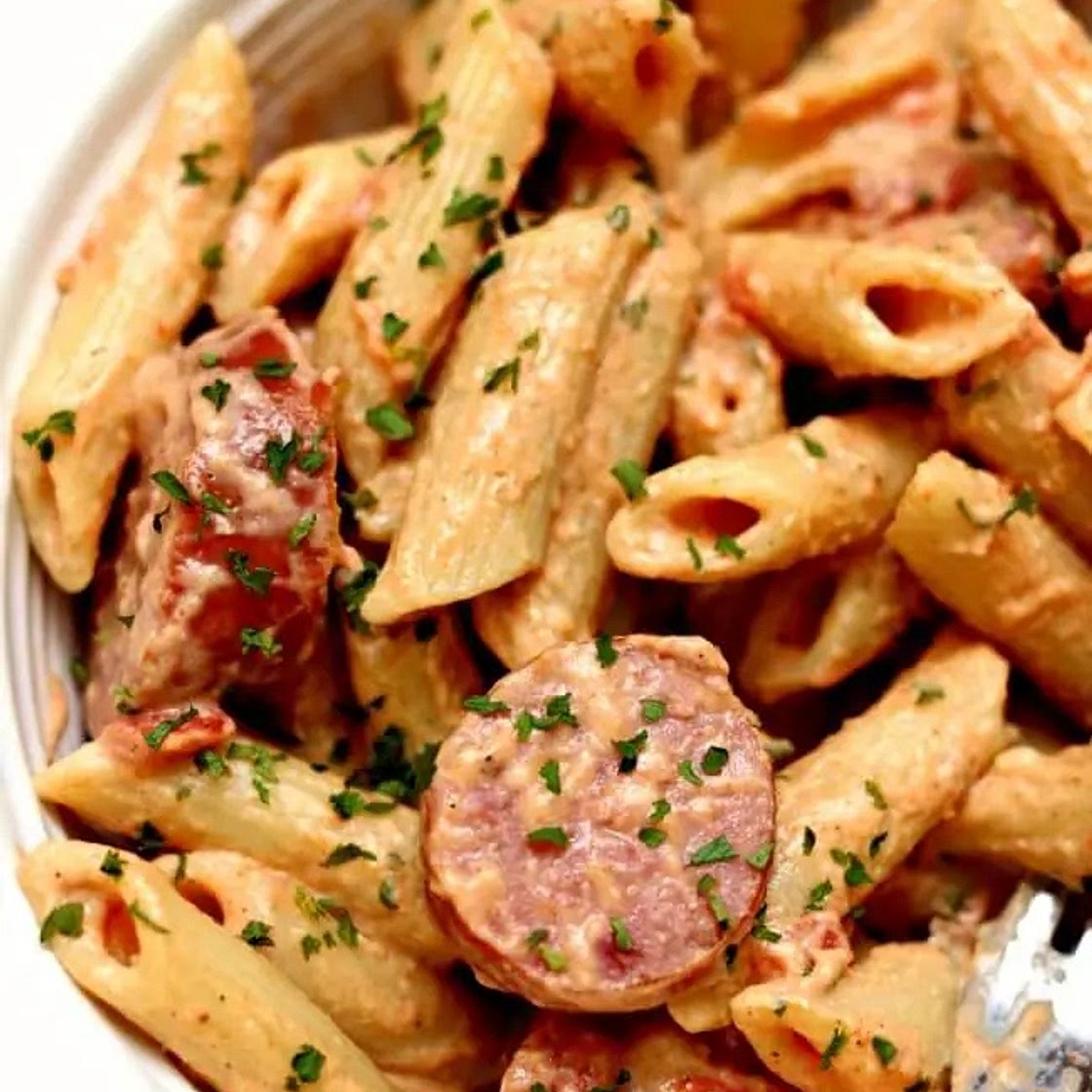 Instant Pot Penne in Cajun Mustard Cream Sauce