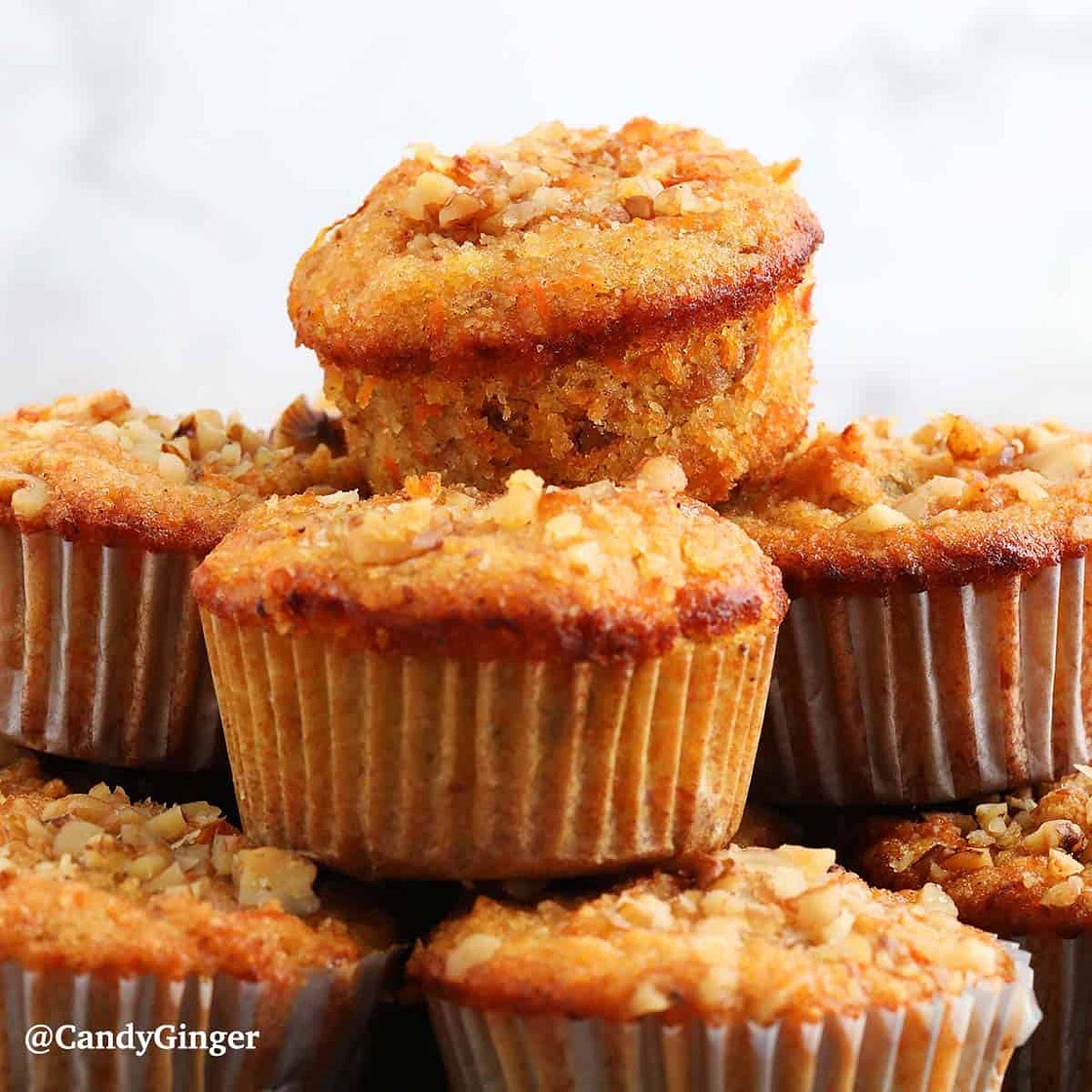Almond Flour Carrot Muffins
