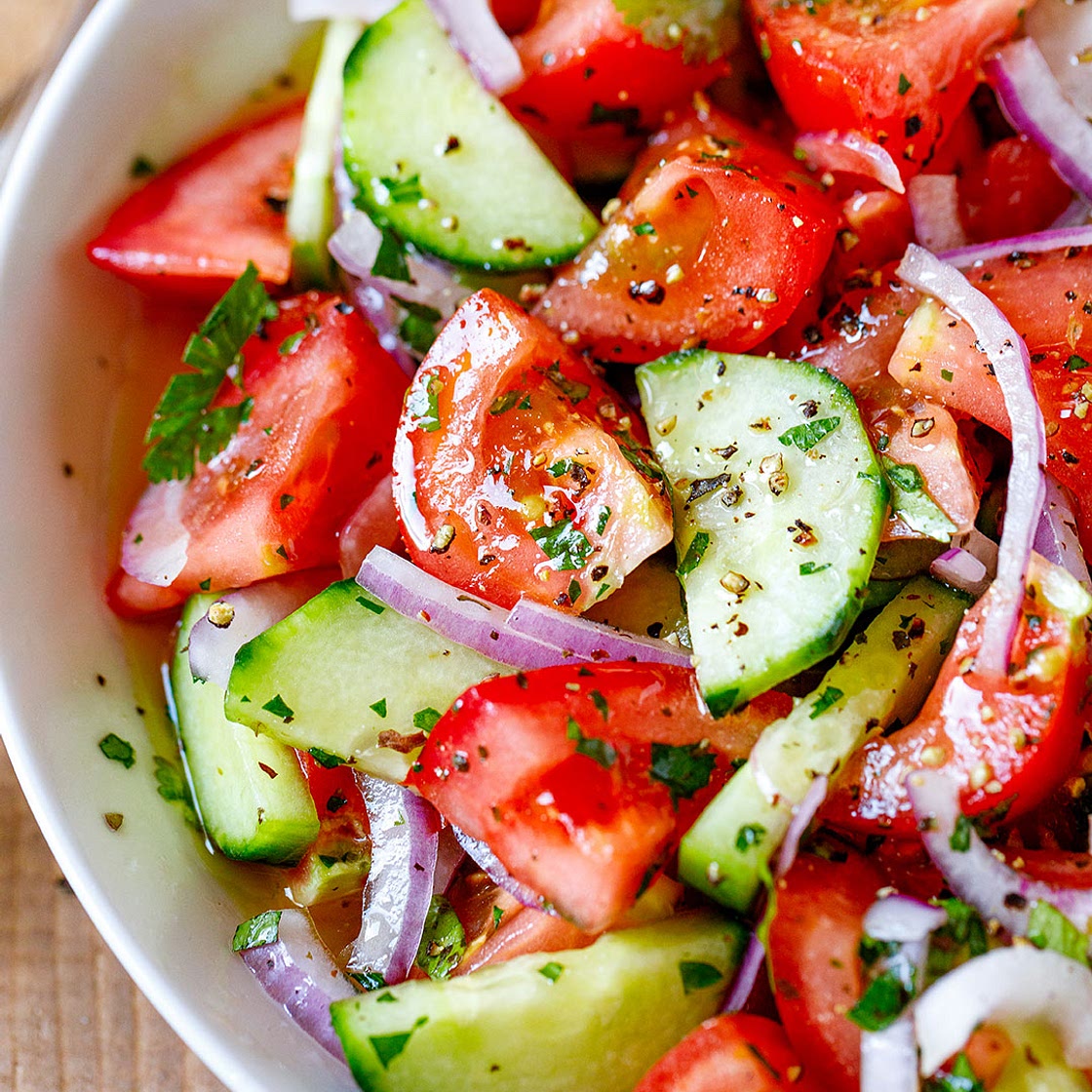Tomato Cucumber Salad Recipe