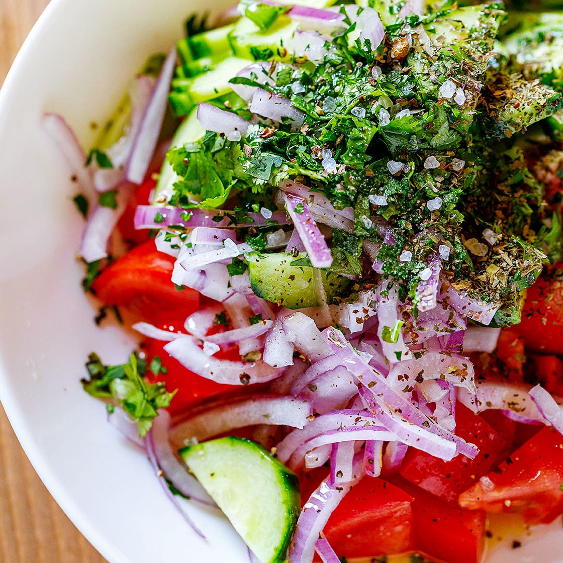 Tomato Cucumber Salad Recipe