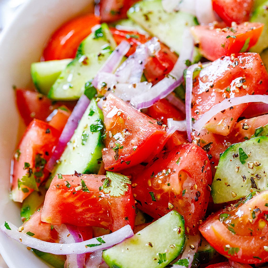 Tomato Cucumber Salad Recipe