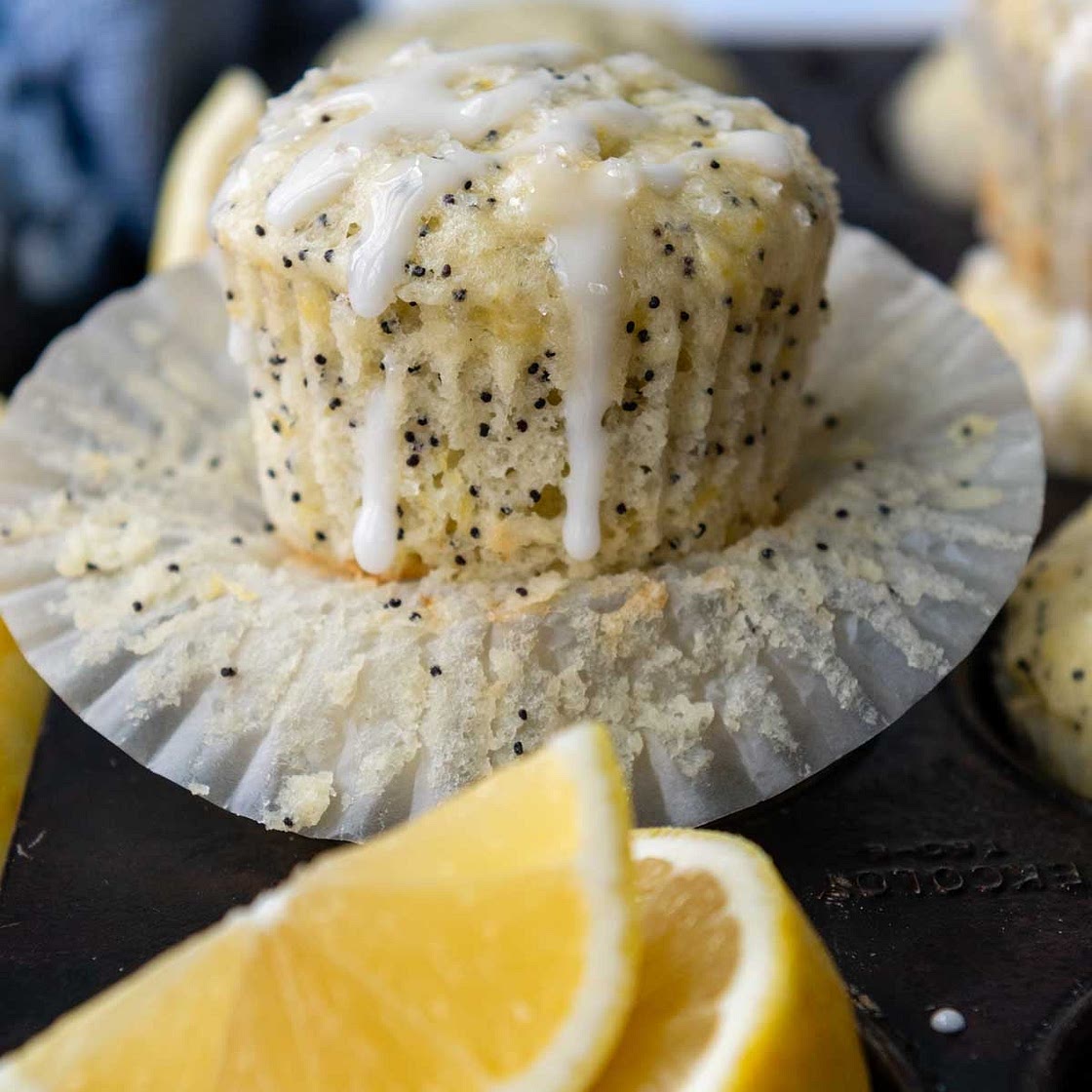 Fluffy, Moist Gluten-Free Lemon Poppy Seed Muffins