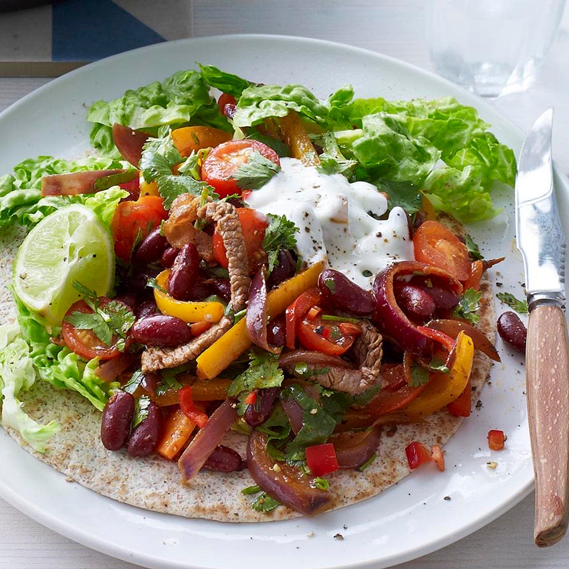 Steak fajitas