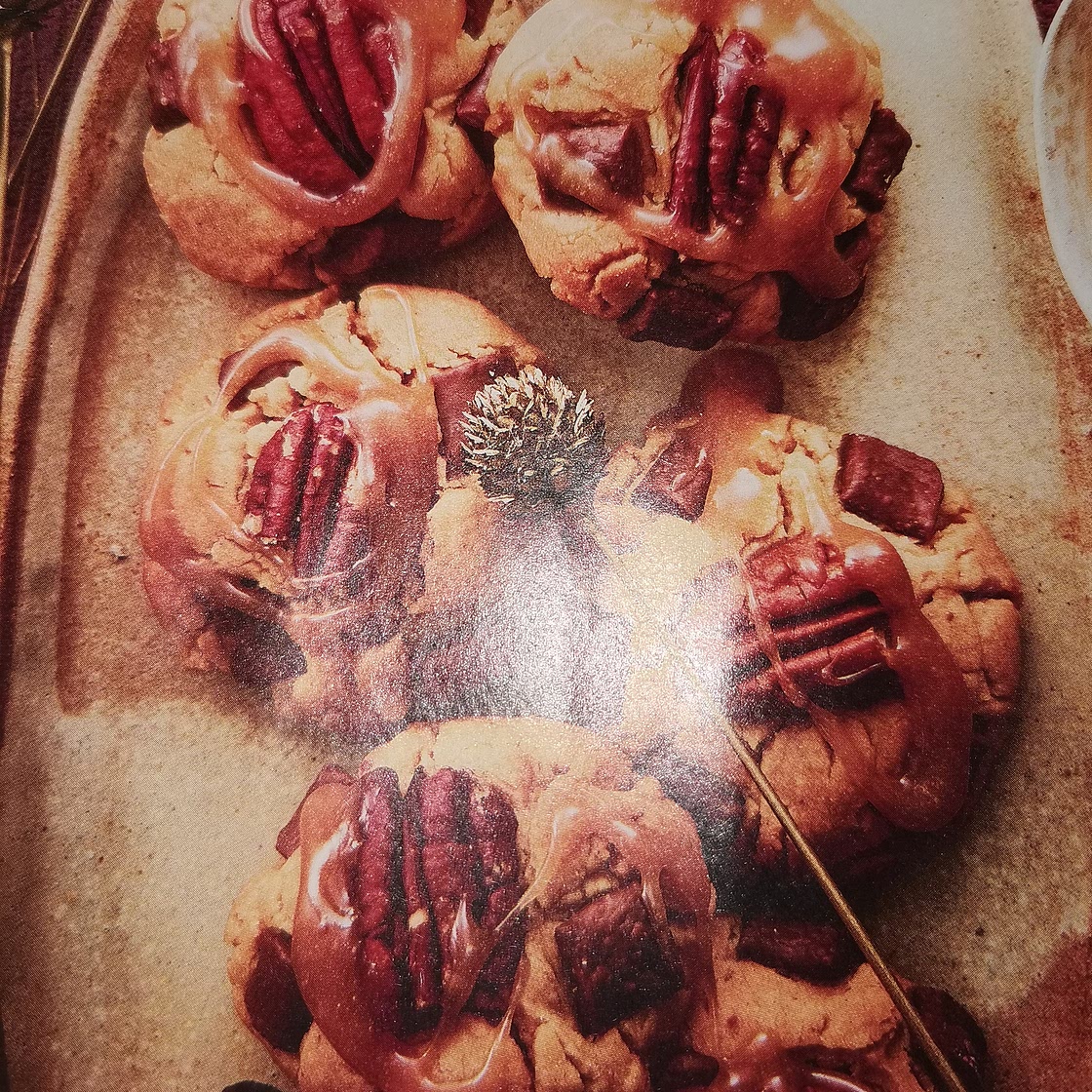 Mini cookies au beurre de cacahuètes et aux noix de pécan
