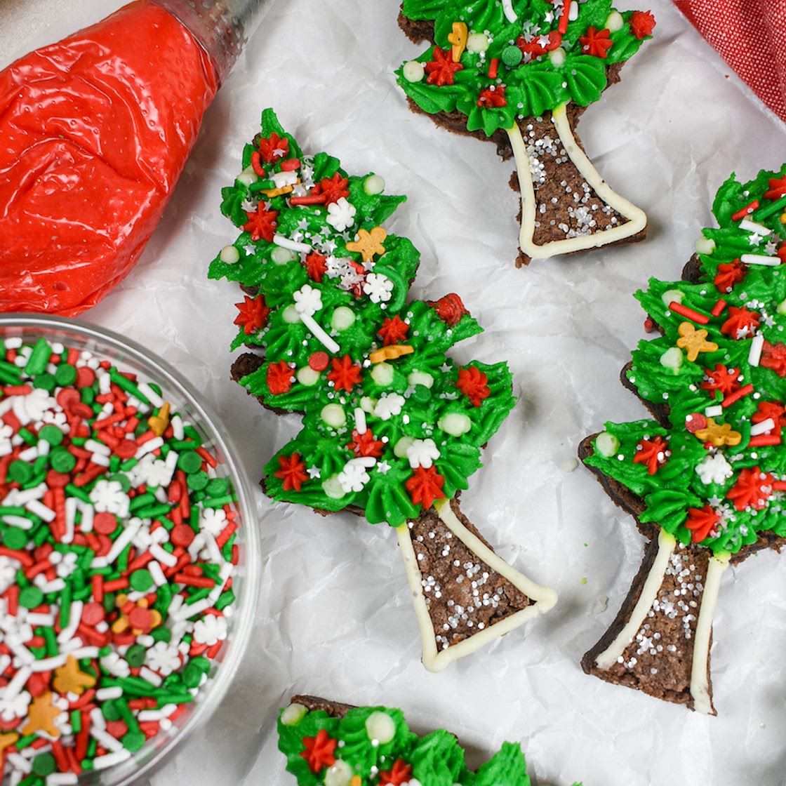 Christmas Tree Brownie Recipe
