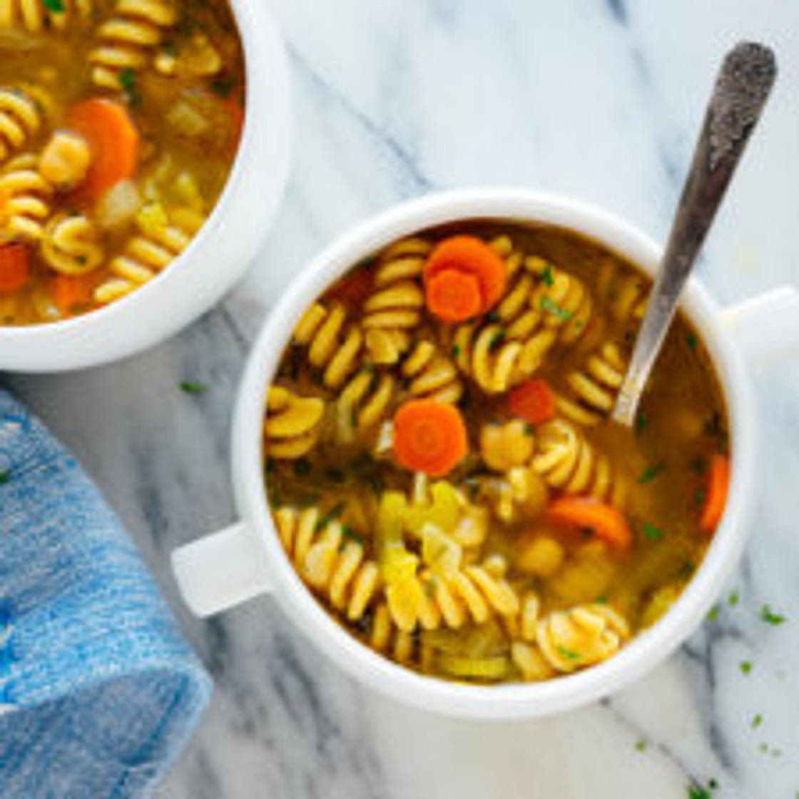 Chickpea Noodle Soup