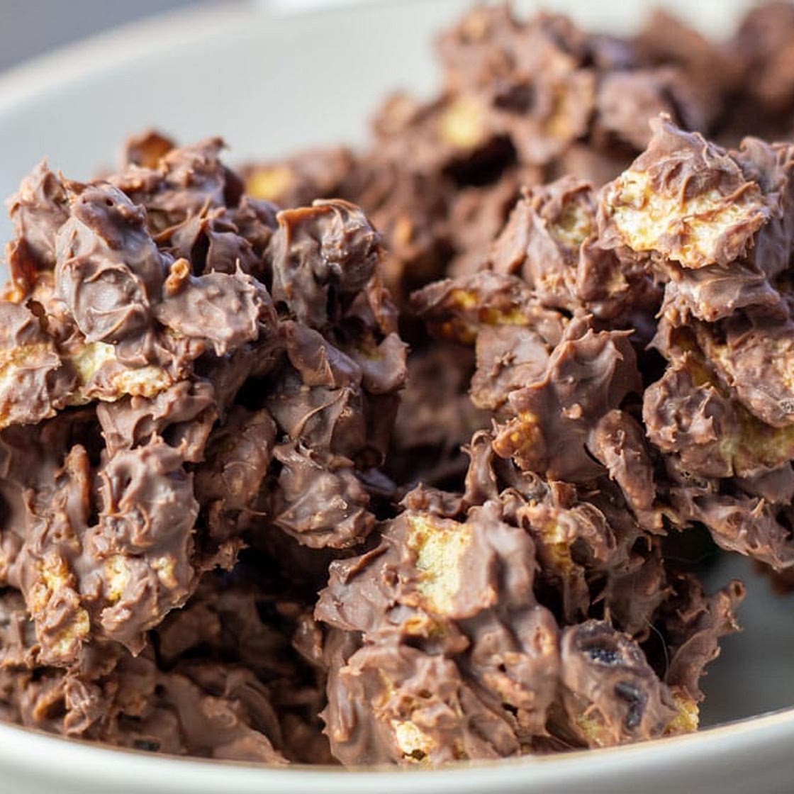 Chocolate Raisin Cornflake Clusters