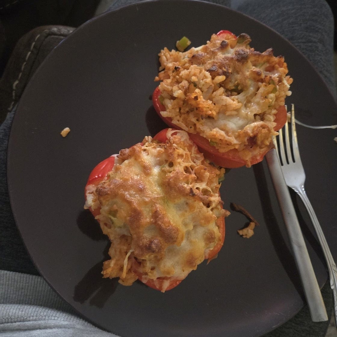 Healthy Chicken Stuffed Peppers