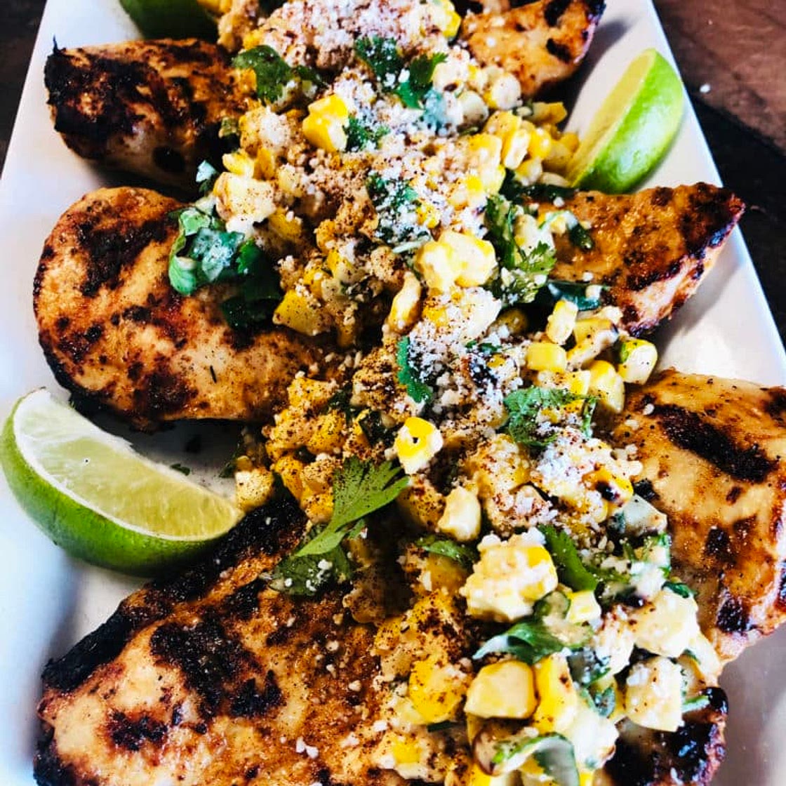 Blackstone Loaded Street Corn Chicken