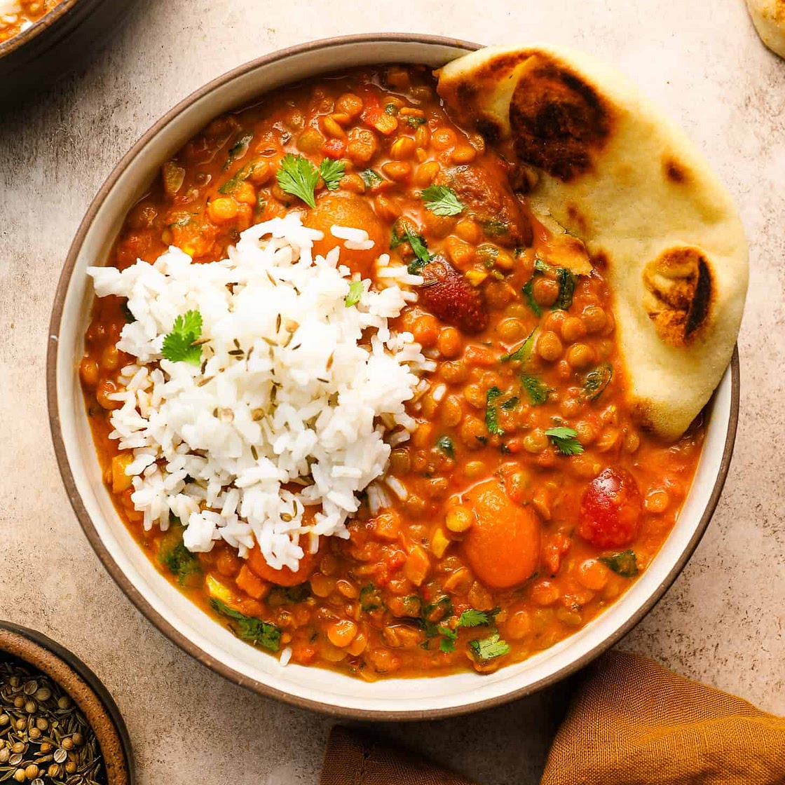 Creamy Coconut Lentil Curry Recipe