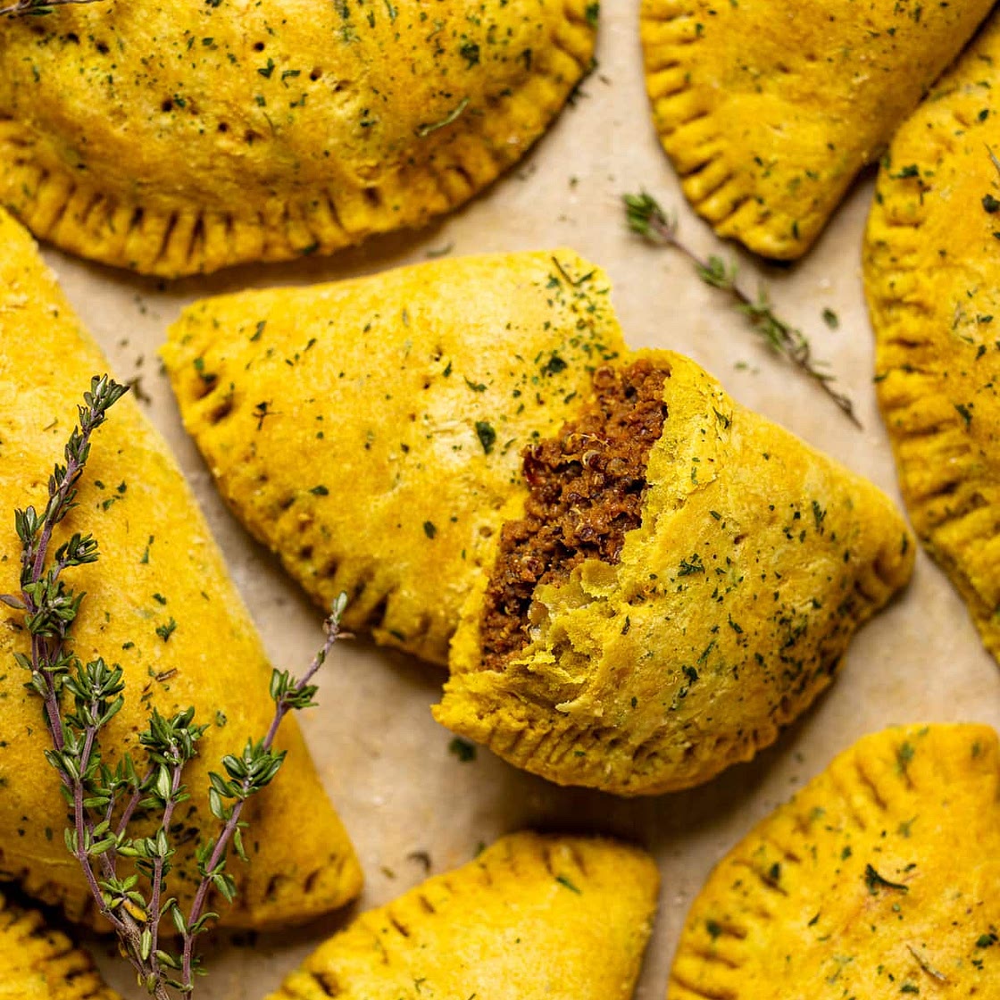Vegan Jamaican Beef Patties