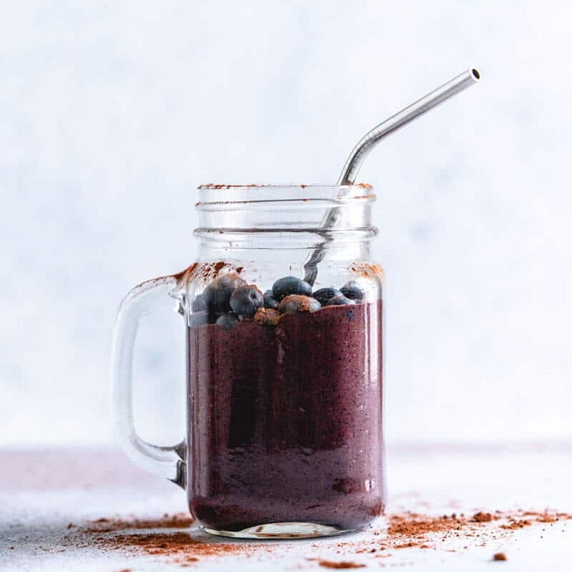 Chocolate Blueberry Smoothie